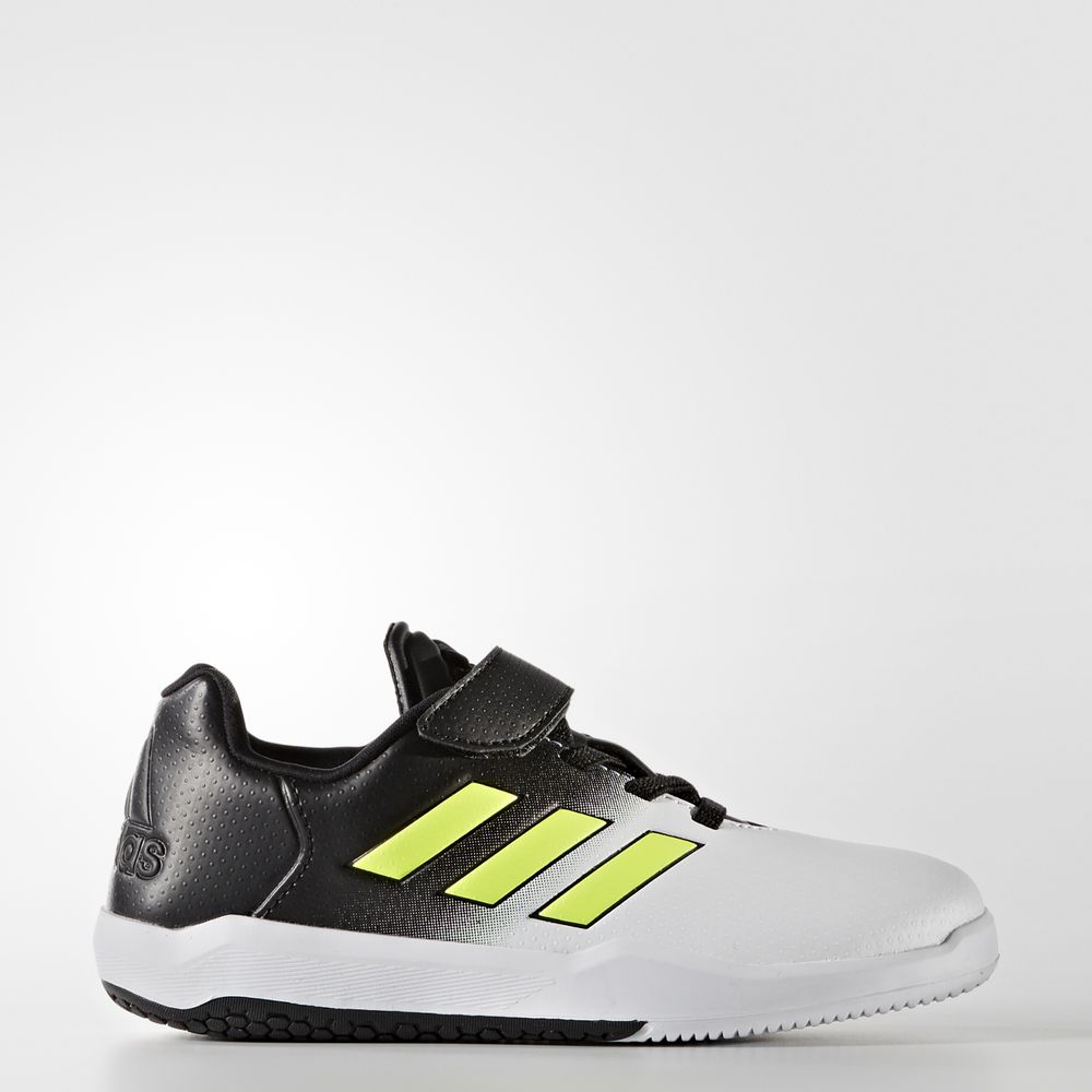 Adidas Altaturf Ace - ποδοσφαιρικα παπουτσια για αγορια - Μαυρα/Κίτρινα/Ασπρα,Μέγεθος: EU 27 – 39 1/